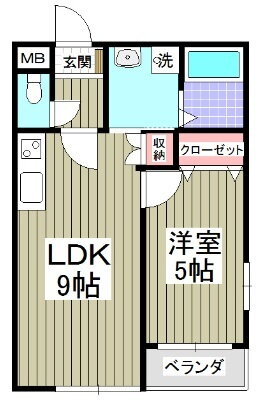 群馬県伊勢崎市宮子町 伊勢崎駅 1LDK アパート 賃貸物件詳細