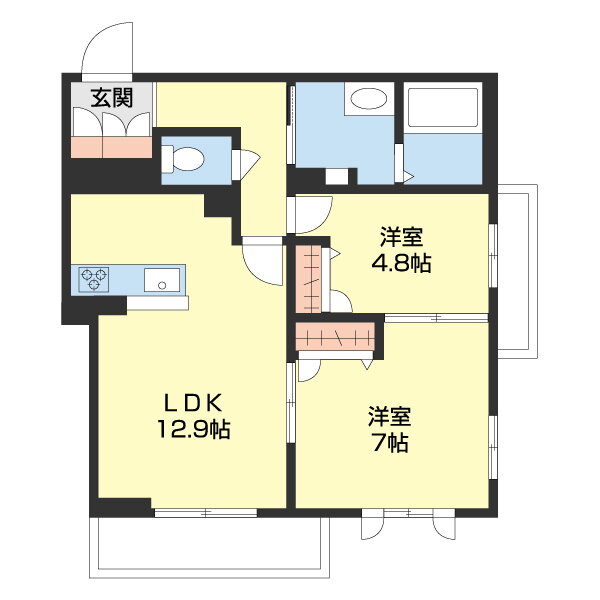 和歌山県和歌山市太田３ 田中口駅 2LDK マンション 賃貸物件詳細