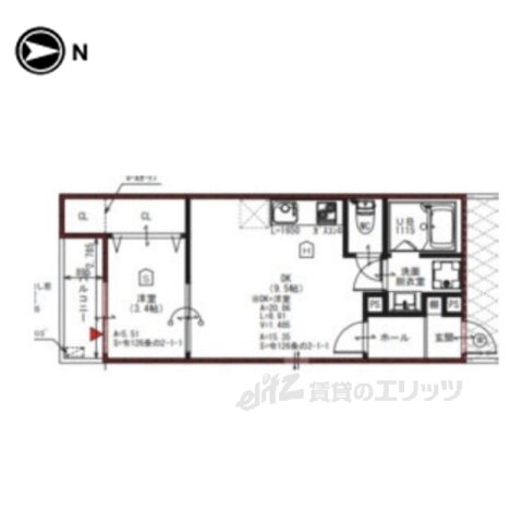 兵庫県尼崎市若王寺１ 園田駅 1LDK アパート 賃貸物件詳細