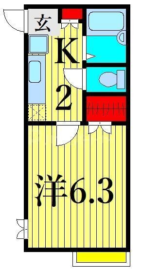 東京都江戸川区東小松川２ 船堀駅 1K アパート 賃貸物件詳細