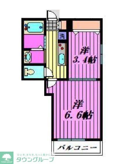 Ｍａｒｋ　Ｄｕｏ西所沢Ｉ 3階 2K 賃貸物件詳細