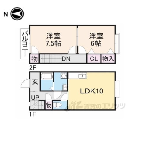 滋賀県長浜市小堀町 長浜駅 2LDK 一戸建て 賃貸物件詳細