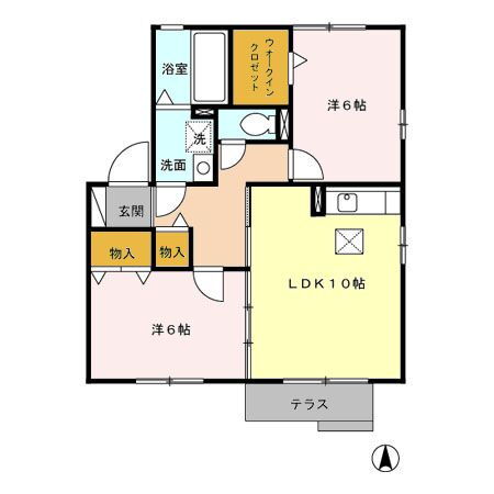 愛知県一宮市森本４ 名鉄一宮駅 2LDK アパート 賃貸物件詳細