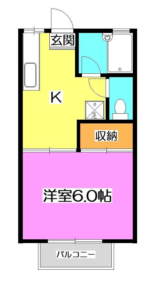 埼玉県所沢市宮本町２ 航空公園駅 1K マンション 賃貸物件詳細