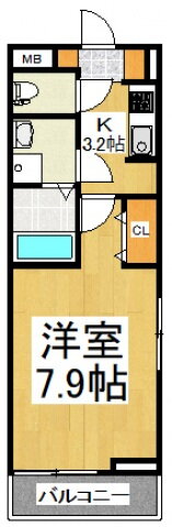 東京都小平市上水新町２ 鷹の台駅 1K アパート 賃貸物件詳細