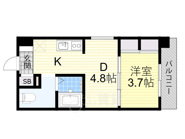 大阪府吹田市穂波町 吹田駅 1DK マンション 賃貸物件詳細