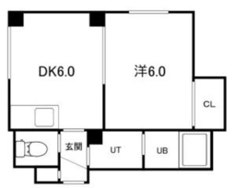 北海道札幌市白石区東札幌二条３ 東札幌駅 1DK マンション 賃貸物件詳細