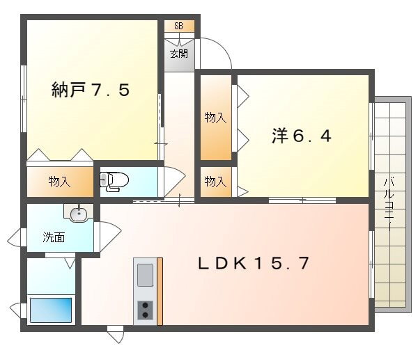 大阪府寝屋川市明徳１ 星田駅 1SLDK アパート 賃貸物件詳細