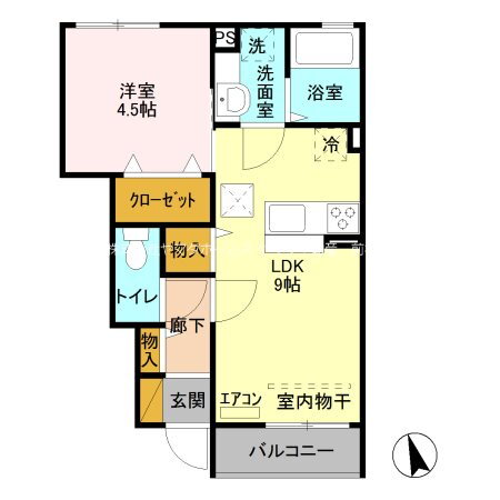 カーサ　フェリシア 1階 1LDK 賃貸物件詳細