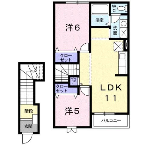大分県大分市古国府３ 古国府駅 2LDK アパート 賃貸物件詳細