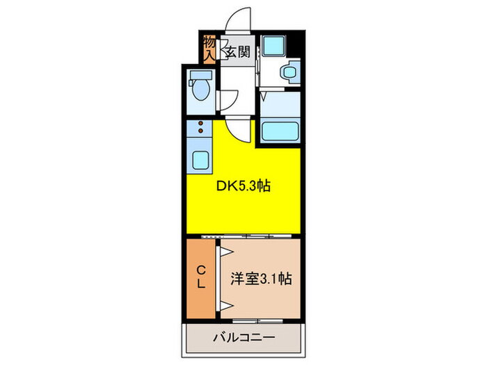 福岡県福岡市博多区東那珂２ 竹下駅 1DK マンション 賃貸物件詳細