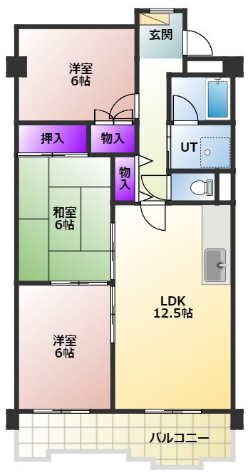 ラ　フォーレＹＡＭＡＤＡ 4階 3LDK 賃貸物件詳細