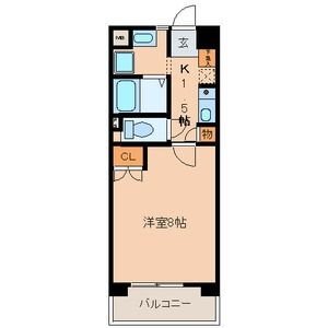 愛知県名古屋市中村区則武１ 名古屋駅 1K マンション 賃貸物件詳細