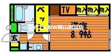 岡山県瀬戸内市長船町福岡 長船駅 1K アパート 賃貸物件詳細