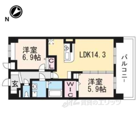 京都府京都市山科区西野山中臣町 椥辻駅 2LDK マンション 賃貸物件詳細