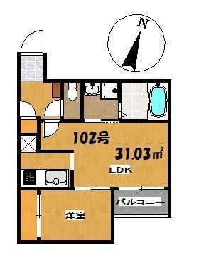 福岡県福岡市中央区六本松３ 六本松駅 1LDK アパート 賃貸物件詳細