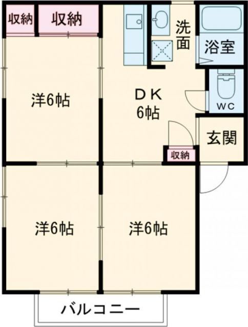 三重県松阪市五月町 松阪駅 3DK アパート 賃貸物件詳細
