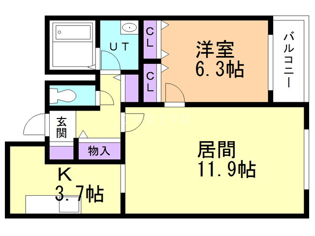 北海道札幌市西区発寒十四条２ 発寒中央駅 1LDK マンション 賃貸物件詳細