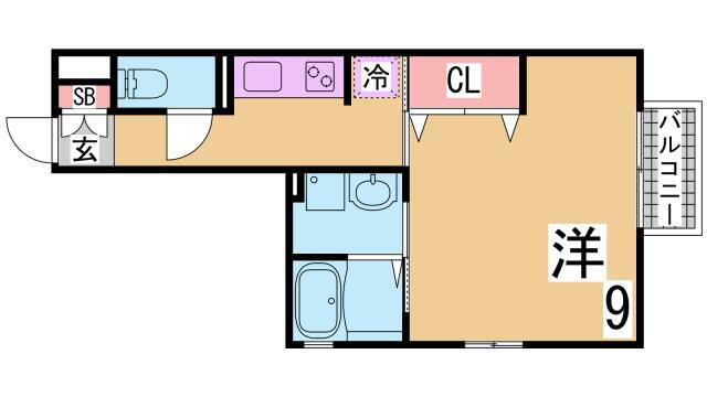 兵庫県神戸市兵庫区松原通２ 兵庫駅 1K アパート 賃貸物件詳細