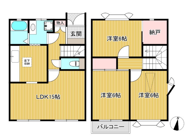 東京都東久留米市小山３ 東久留米駅 3SLDK 一戸建て 賃貸物件詳細