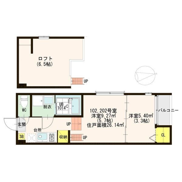 大阪府大阪市都島区内代町３ 野江内代駅 2SK アパート 賃貸物件詳細