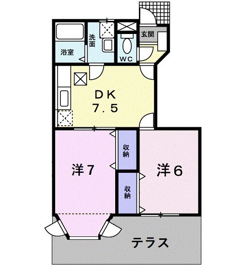 静岡県浜松市中央区東三方町 2DK アパート 賃貸物件詳細