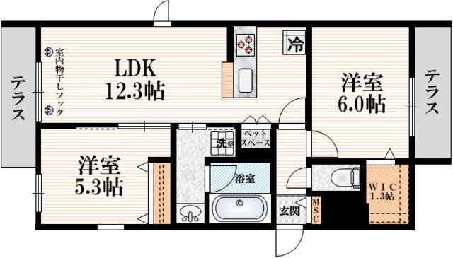 埼玉県三郷市早稲田２ 三郷駅 2LDK マンション 賃貸物件詳細