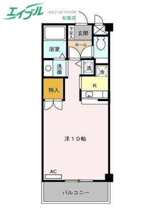 三重県松阪市中央町 松阪駅 ワンルーム アパート 賃貸物件詳細