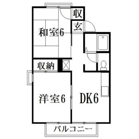 静岡県浜松市中央区佐鳴台４ 2DK アパート 賃貸物件詳細
