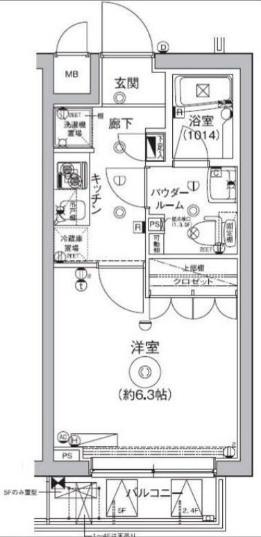 東京都足立区千住宮元町 北千住駅 1K マンション 賃貸物件詳細