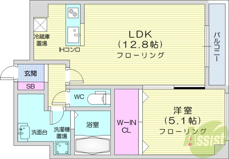 北海道札幌市中央区大通西１８ 西１８丁目駅 1LDK マンション 賃貸物件詳細