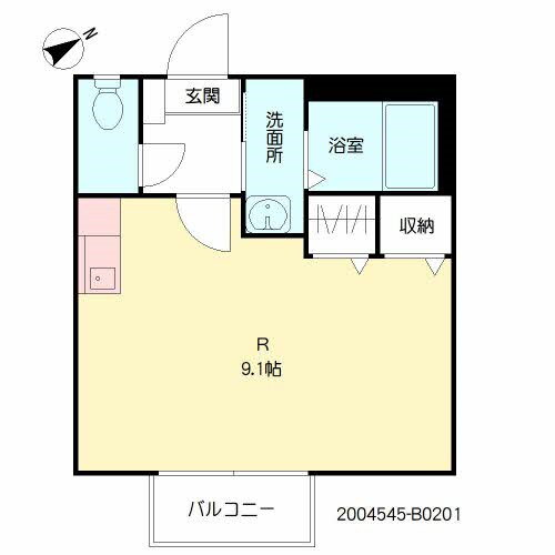 ハイマート２１ 2階 ワンルーム 賃貸物件詳細