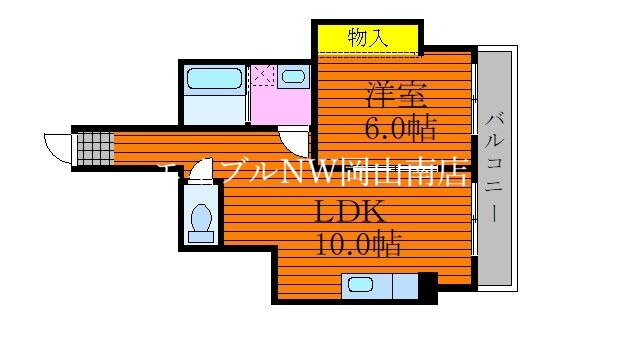 岡山県岡山市南区浜野３ 清輝橋駅 1LDK マンション 賃貸物件詳細