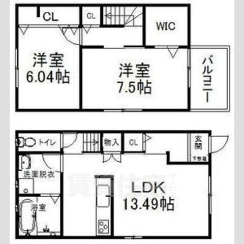 滋賀県大津市坂本４ 松ノ馬場駅 2LDK アパート 賃貸物件詳細