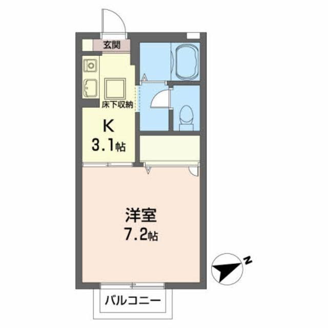 福島県郡山市富久山町久保田字水口 郡山駅 1K アパート 賃貸物件詳細
