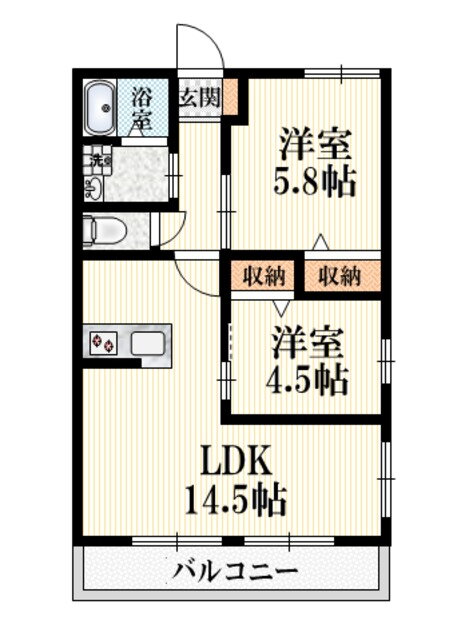 東京都羽村市羽中３ 羽村駅 2LDK アパート 賃貸物件詳細