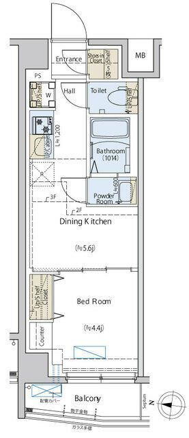 東京都目黒区目黒本町１ 学芸大学駅 1DK マンション 賃貸物件詳細