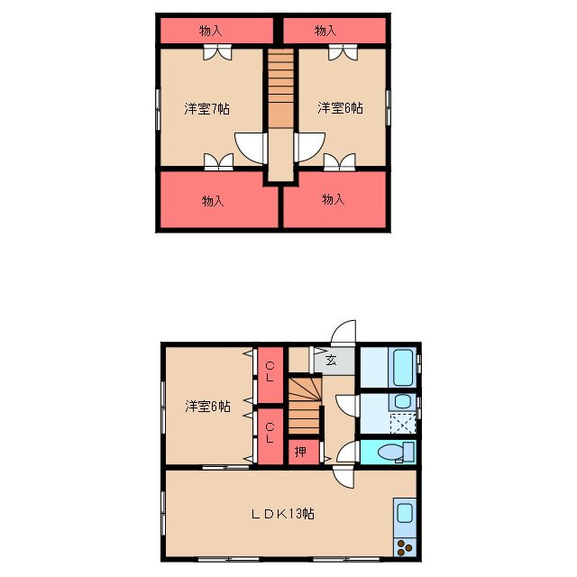 茨城県牛久市上柏田２ 牛久駅 3LDK 一戸建て 賃貸物件詳細