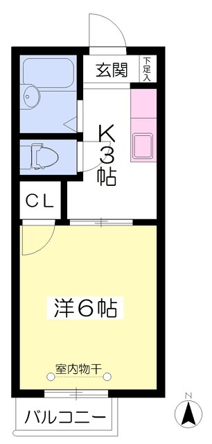 愛媛県松山市久保田町 余戸駅 1K アパート 賃貸物件詳細