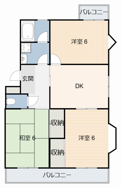 愛知県安城市横山町大山田中 安城駅 3DK マンション 賃貸物件詳細