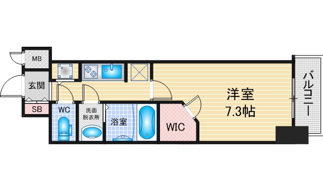 愛知県名古屋市西区新道１ 浅間町駅 1K マンション 賃貸物件詳細