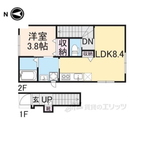 滋賀県草津市川原２ 草津駅 1LDK アパート 賃貸物件詳細