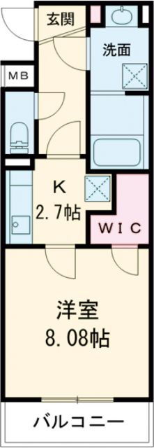 エムロード上地 2階 1K 賃貸物件詳細