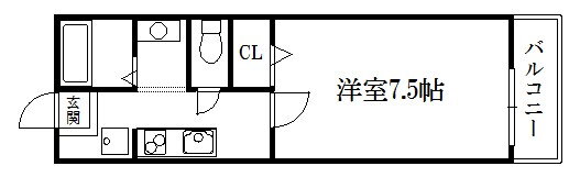 京都府京都市右京区西京極畔勝町 西京極駅 1K アパート 賃貸物件詳細