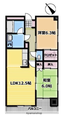 東京都町田市能ヶ谷４ 鶴川駅 2LDK マンション 賃貸物件詳細