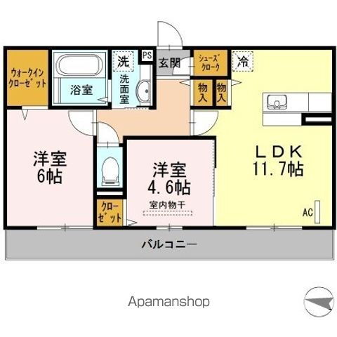 福岡県福岡市中央区今川２ 唐人町駅 2LDK アパート 賃貸物件詳細