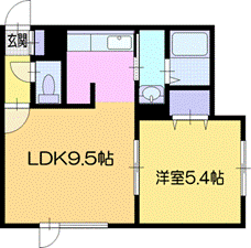 北海道札幌市厚別区厚別中央五条４ 厚別駅 1LDK マンション 賃貸物件詳細