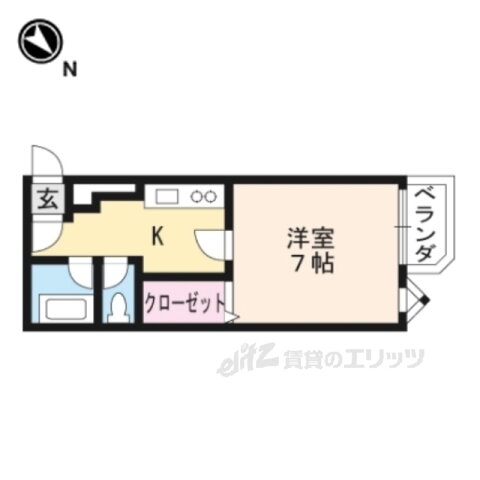 京都府京都市山科区安朱馬場ノ西町 山科駅 1K マンション 賃貸物件詳細