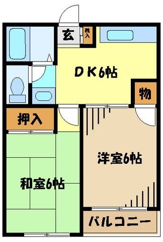 東京都昭島市宮沢町３ 昭島駅 2DK マンション 賃貸物件詳細