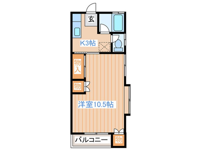 宮城県仙台市宮城野区出花１ 中野栄駅 1K アパート 賃貸物件詳細